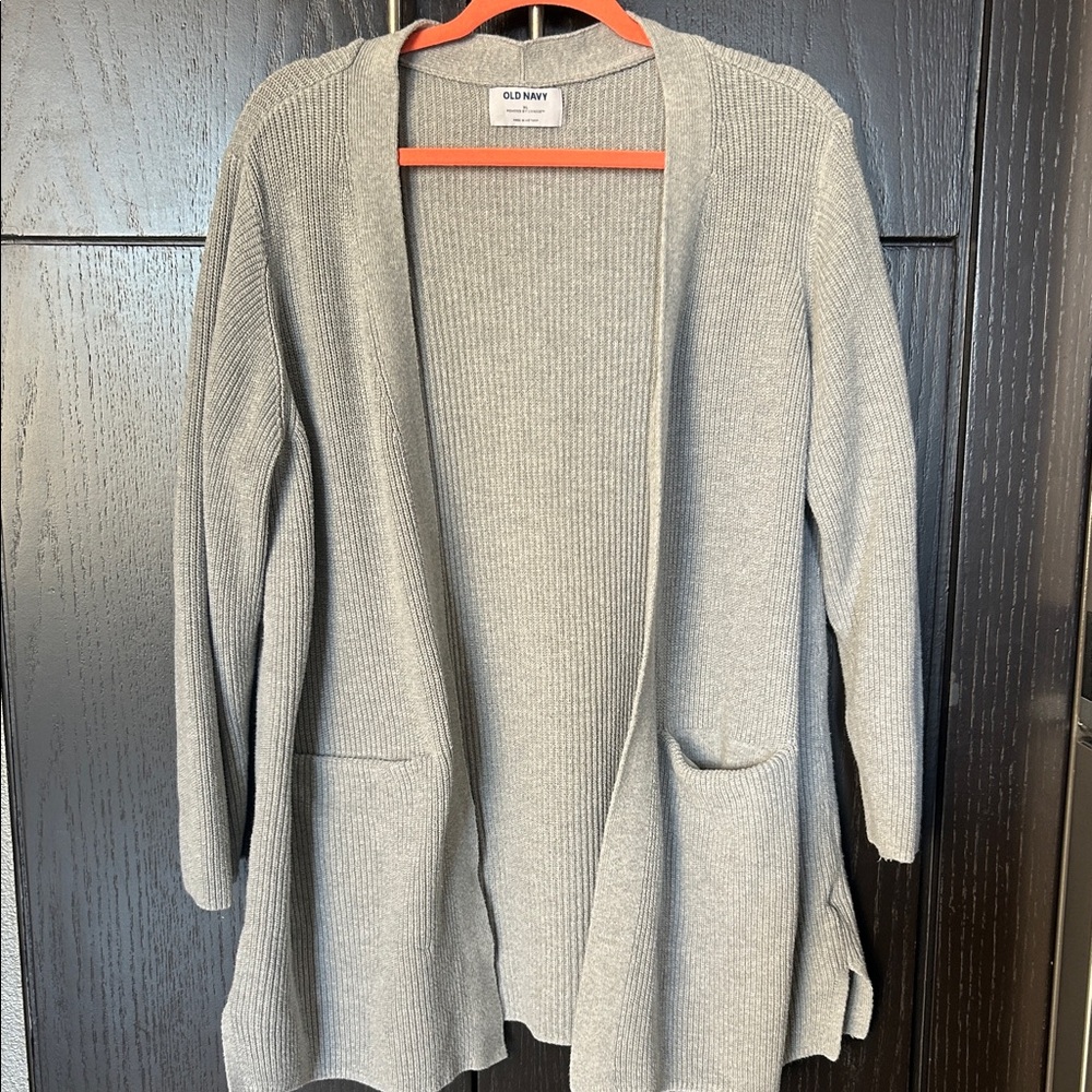 Old Navy Women's Gray Cardigan Sweater- Size XL